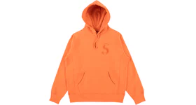 Supreme Tonal S Logo Hoodie Bright Orange