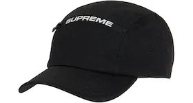 Supreme Top Zip Camp Cap Black