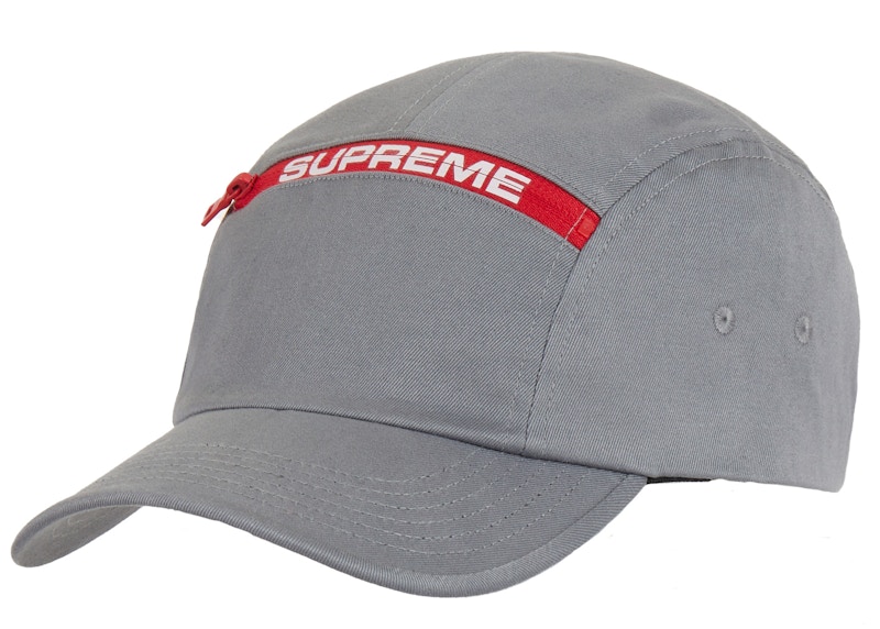 Supreme Front Panel Zip Camp Cap Pink Men's - FW17 - US