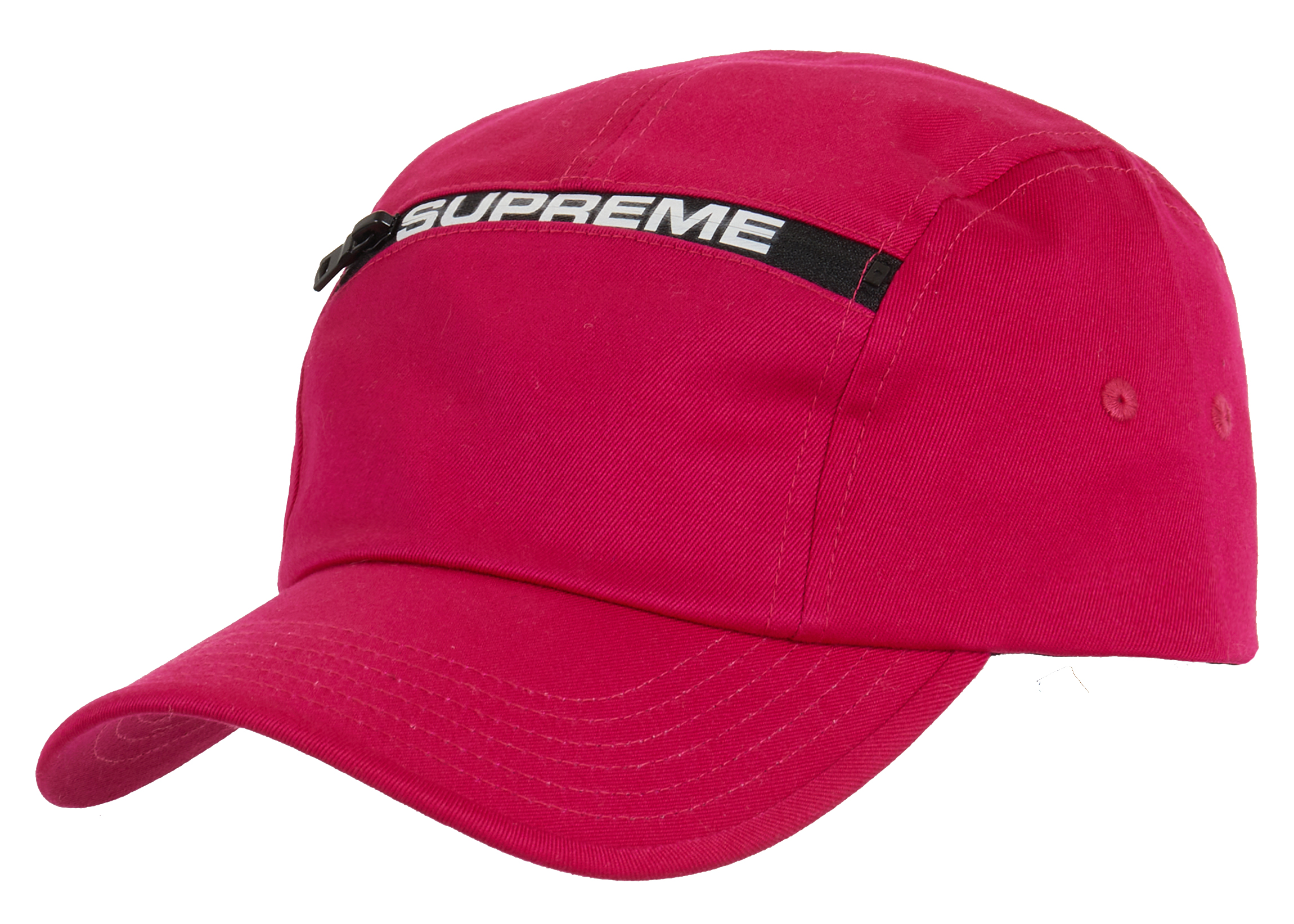 Supreme Top Zip Camp Cap Magenta