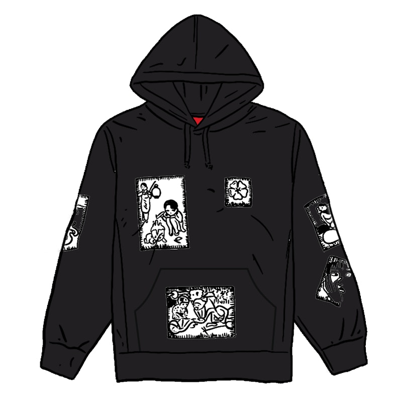 supreme toshio saeki hooded sweatshirt