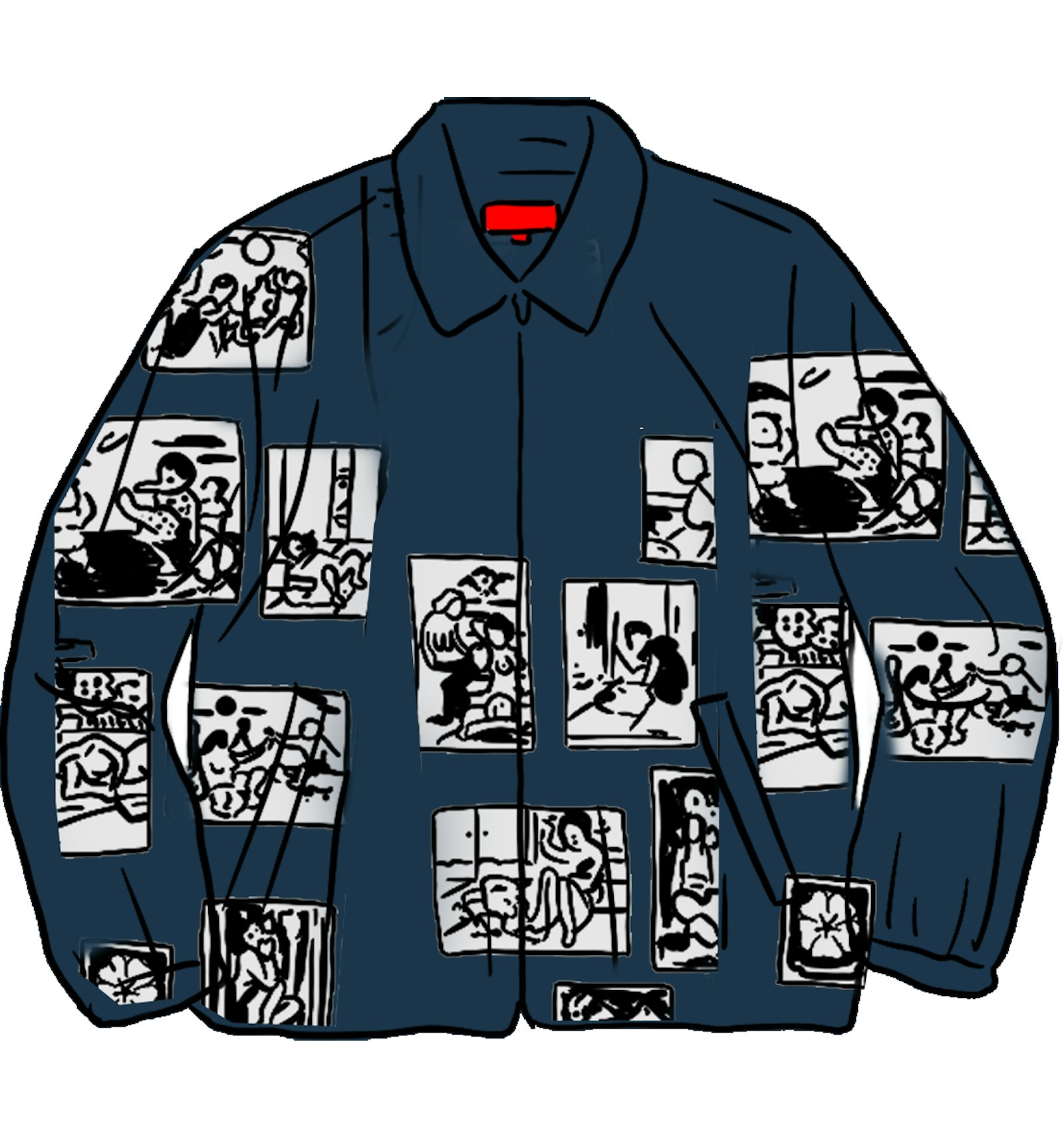 Supreme Toshio Saeki Work Jacket Navy - FW20 Men's - US