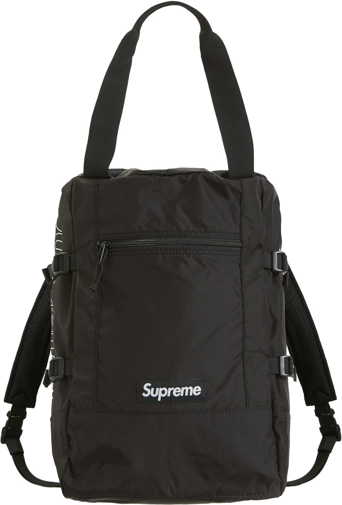 Supreme Canvas Backpack BlackSupreme Canvas Backpack Black - OFour
