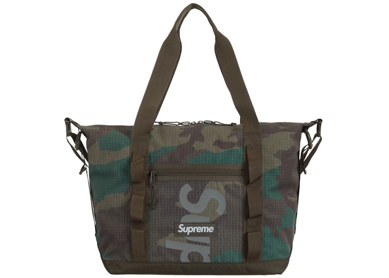 Supreme camo best sale tote backpack