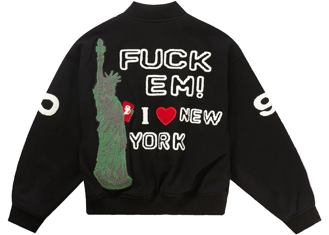 Supreme Tourist Varsity Jacket Black Men's - SS23 - US