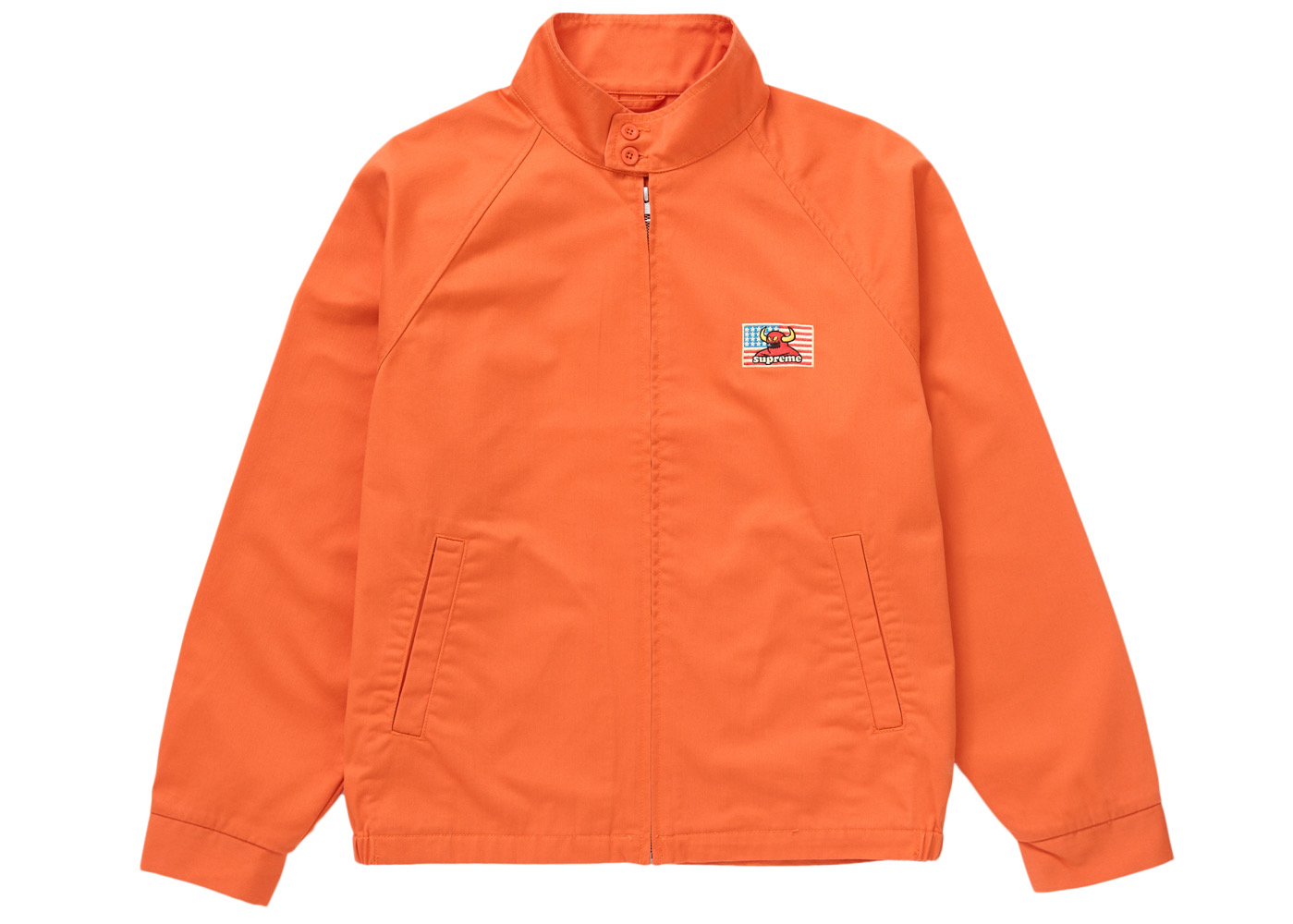 Supreme Toy Machine Harrington Jacket Bright Orange