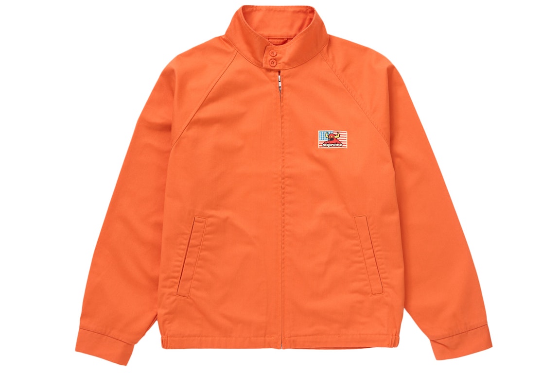 Pre-owned Supreme Toy Machine Harrington Jacket Bright Orange