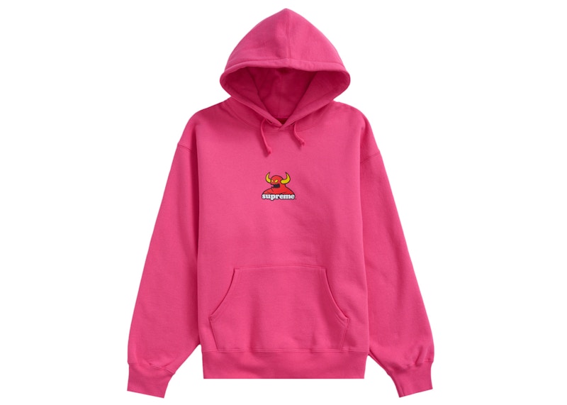 Supreme Toy Machine Hooded Sweatshirt Magenta