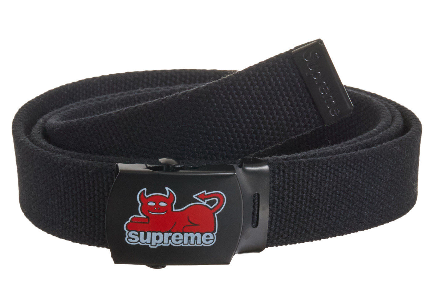 Supreme Toy Machine Webbing Belt Black