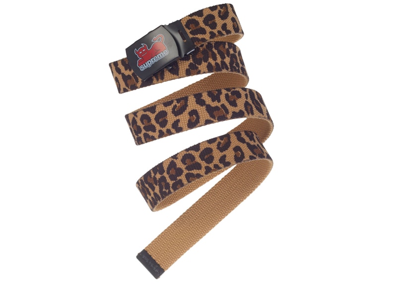 Supreme Toy Machine Webbing Belt Leopard - SS24 - TW