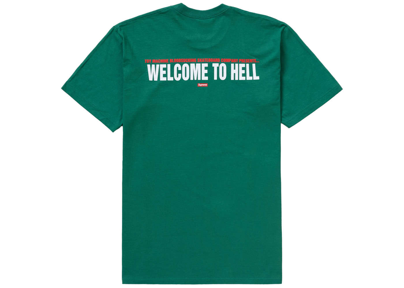 Supreme Toy Machine Welcome To Hell Tee Green メンズ - SS24 - JP
