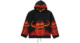 Supreme Toy Machine Zip Up Hooded Sweater Black