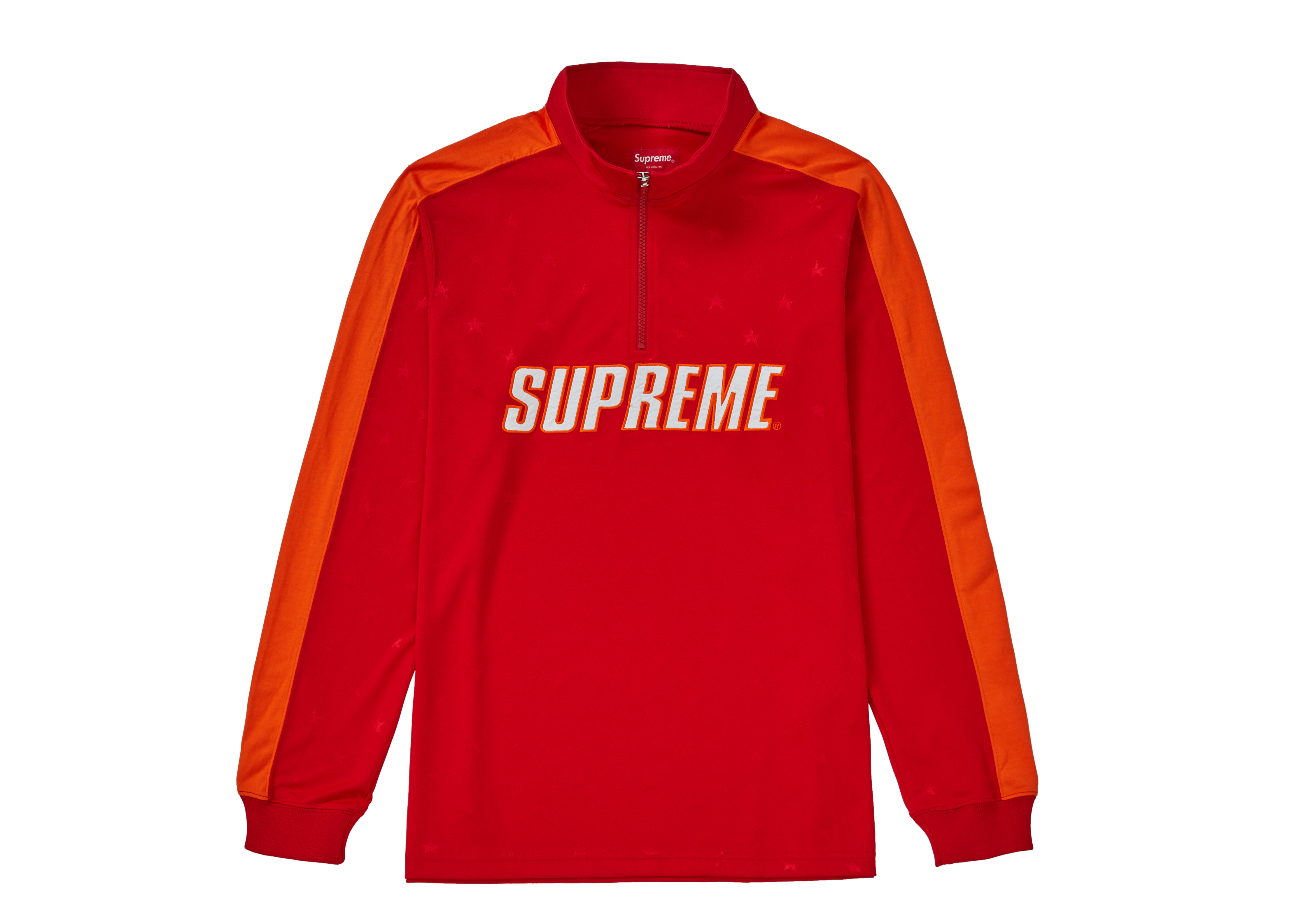 Supreme Track Half Zip Pullover Red - FW18