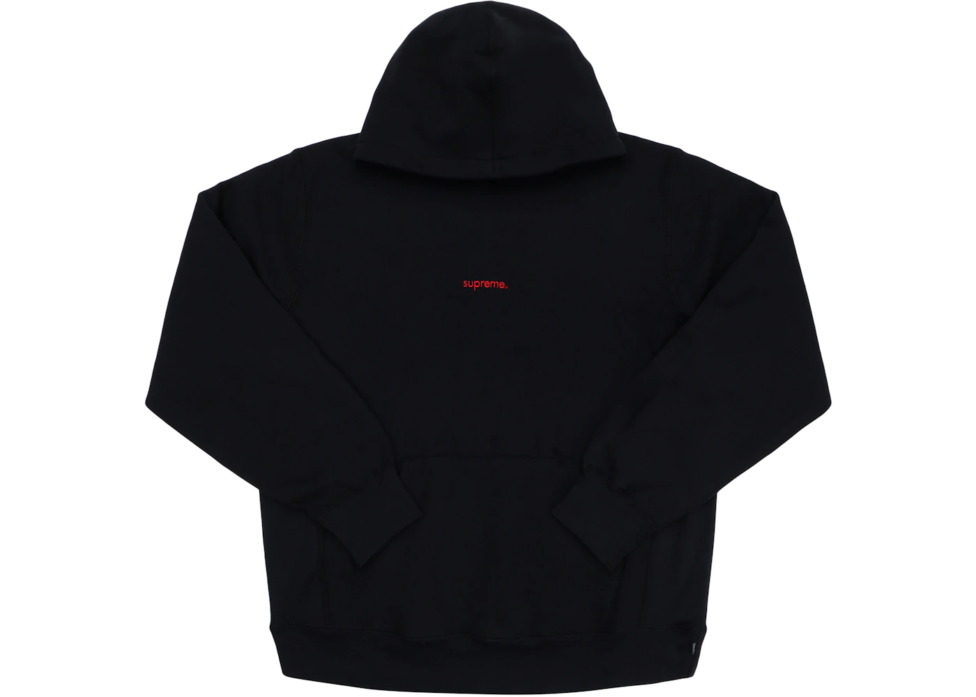 Supreme Trademark Hooded Sweatshirt Black Men's FW18 US