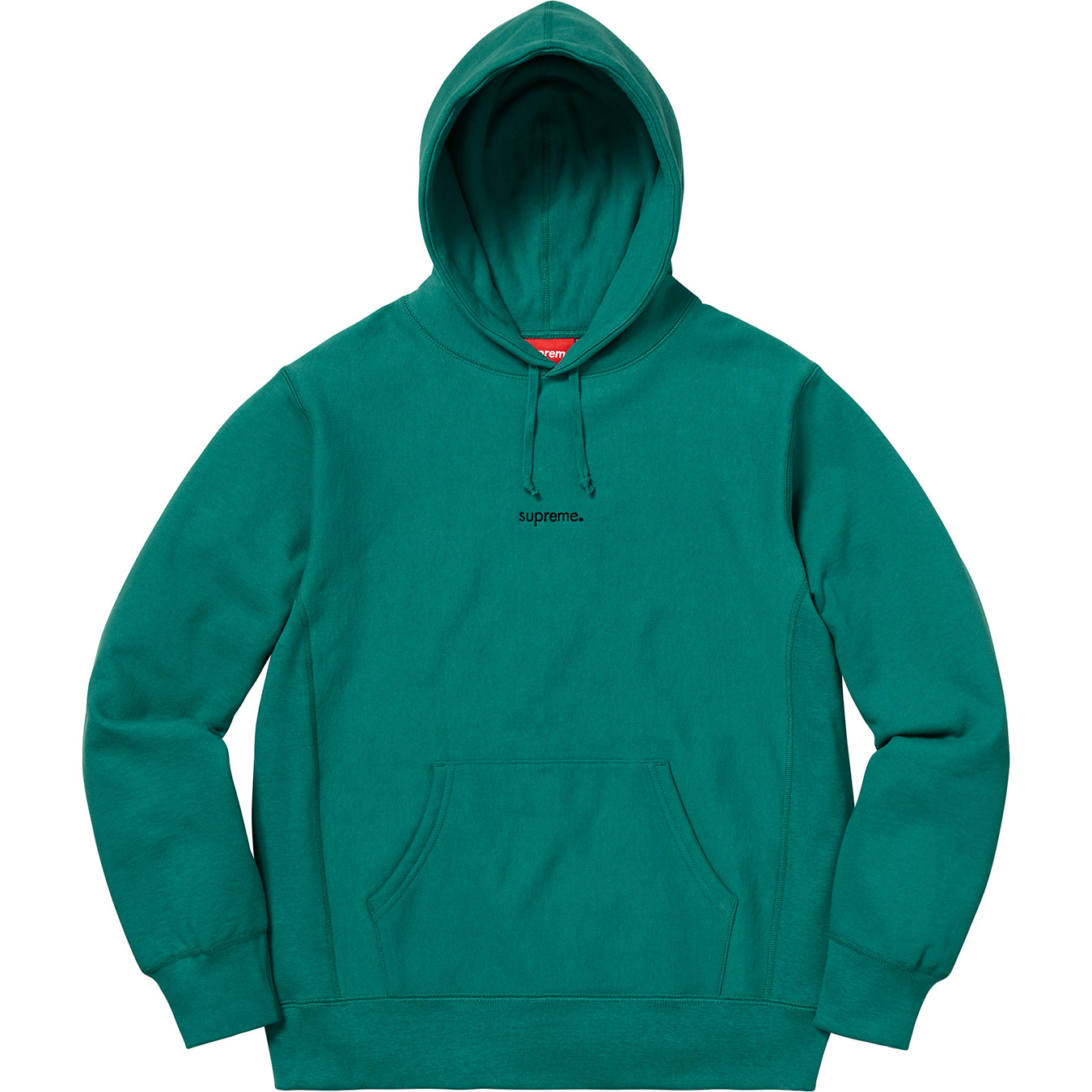 Supreme Trademark Hooded Sweatshirt Dark Teal Men's - FW18 - US