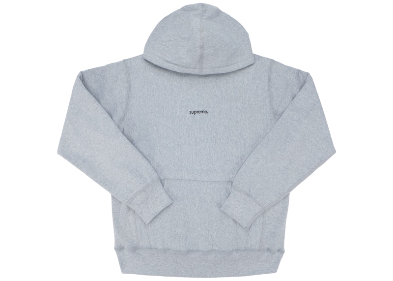 Supreme Trademark Hooded Sweatshirt Heather Grey Men's - FW18 - US