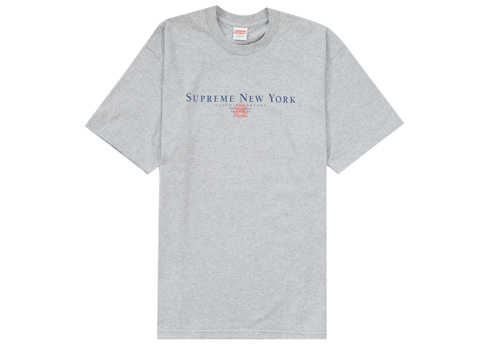 Supreme Tradition Tee Dusty Blue Men's - FW22 - US