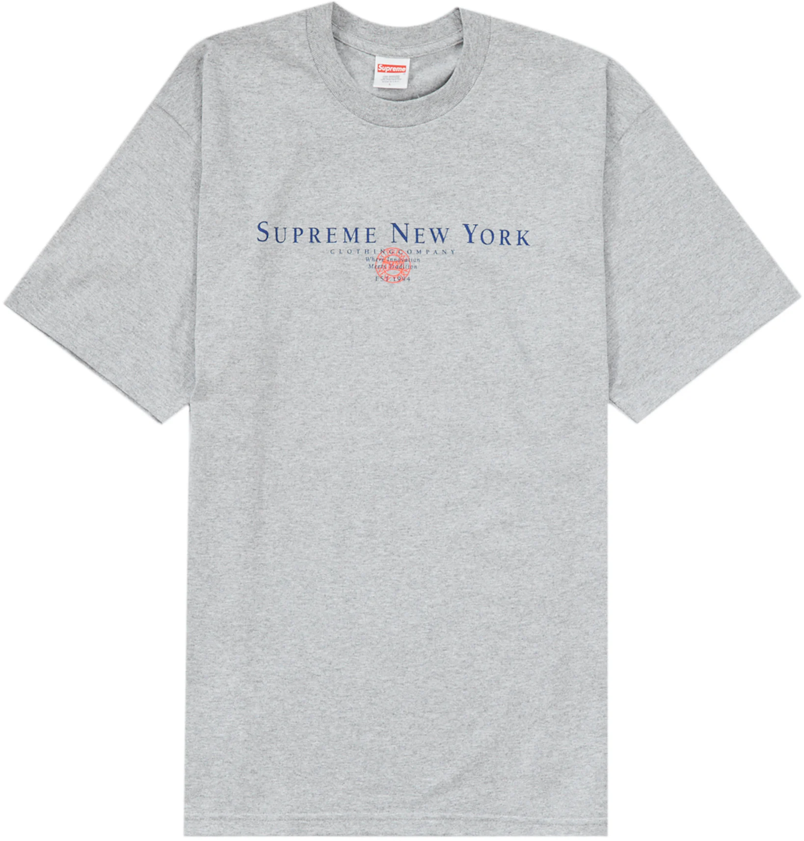 Shirt Supreme Grey size L International in Cotton - 40188318