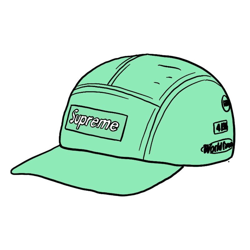 supreme trail camp cap mint