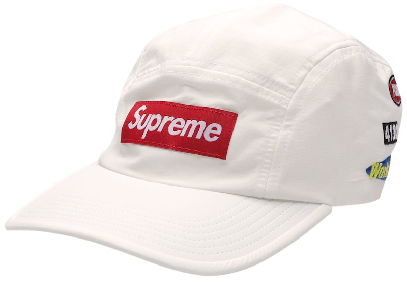 Supreme Cross Camp Cap Whiteカラーホワイト