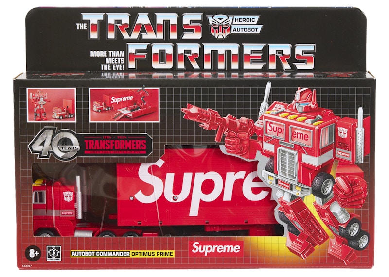 Supreme Transformers G1 Optimus Prime Figure Red - SS25 - JP