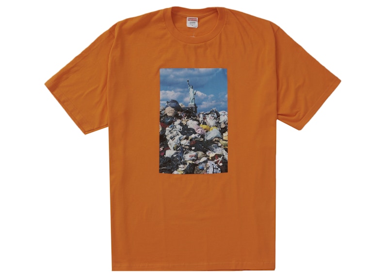 Supreme Trash Tee Orange Men's - FW22 - GB