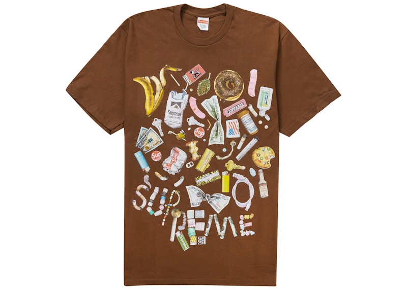 Supreme Trash Tee (SS23) Brown Men's - SS23 - US