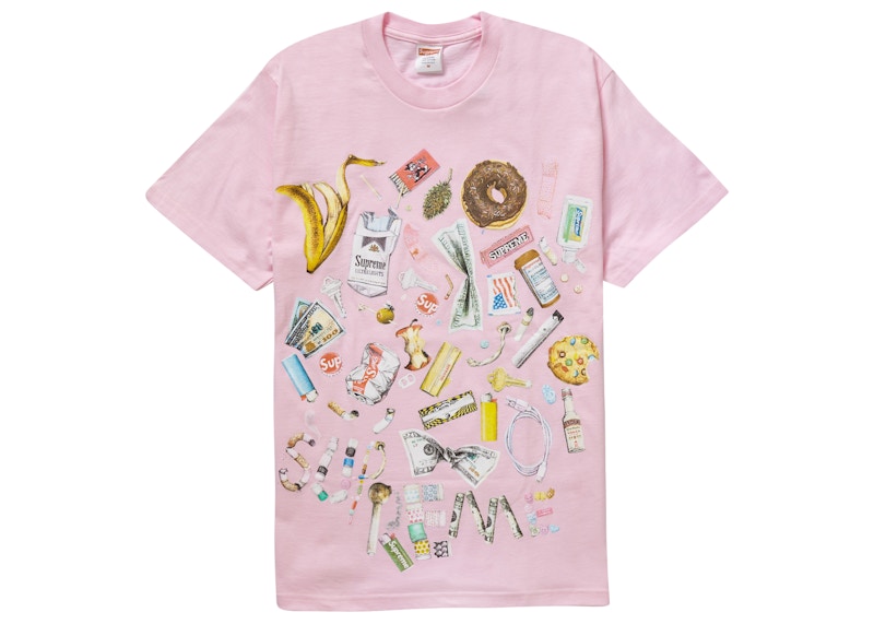 Supreme Trash Tee (SS23) Light Pink Men's - SS23 - GB