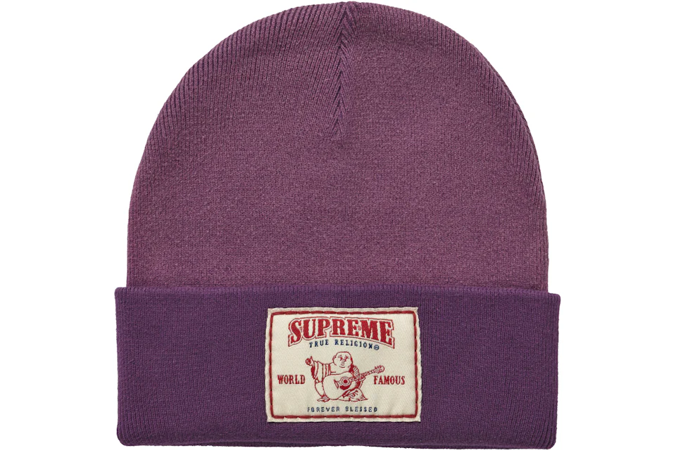Supreme True Religion Beanie Purple