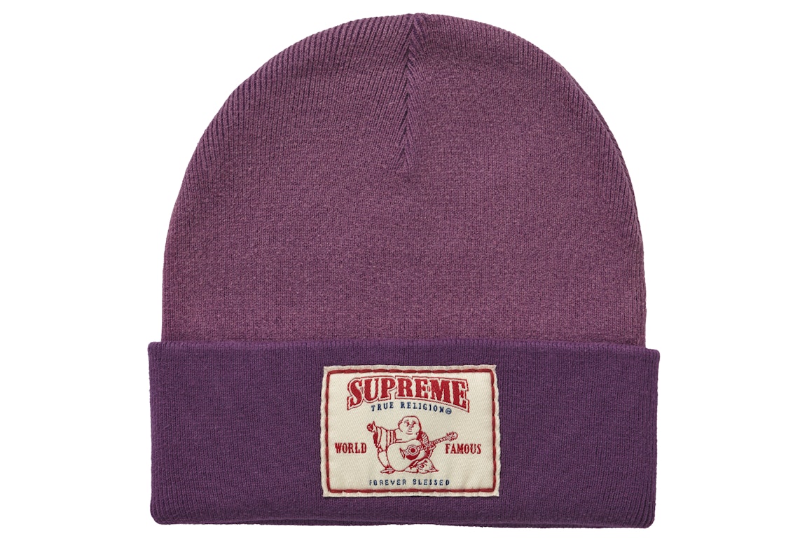 Pre-owned Supreme True Religion Beanie Purple