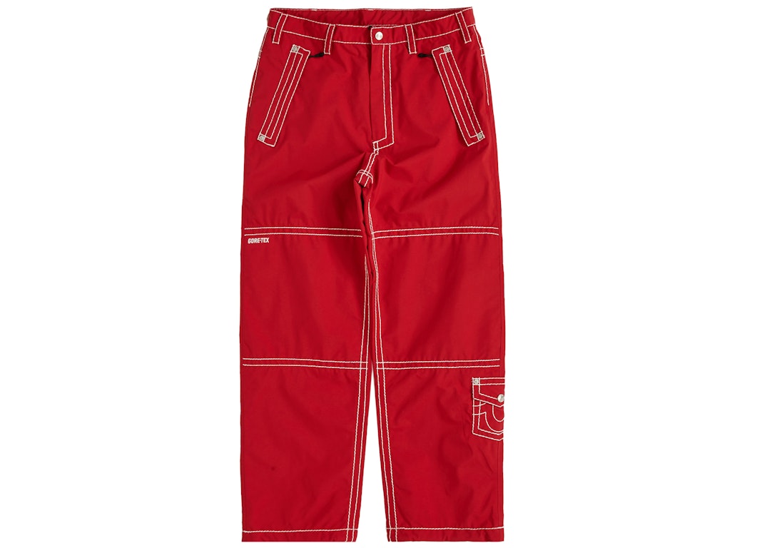 Pre-owned Supreme True Religion Gore-tex Pant Red