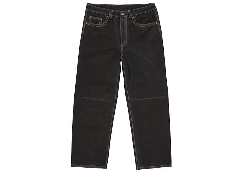Supreme True Religion Loose Fit Leather Pant Black メンズ - FW25 - JP