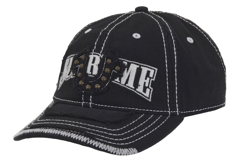 Pre-owned Supreme True Religion Mesh Back 6panel In Black