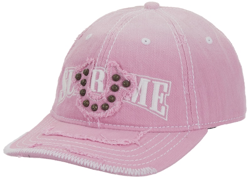 Pre-owned Supreme True Religion Mesh Back 6panel In Pink