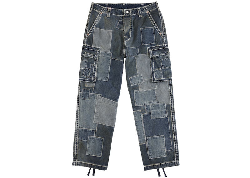 Supreme True Religion Patchwork Cargo Pant Denim Men's - FW25 - US