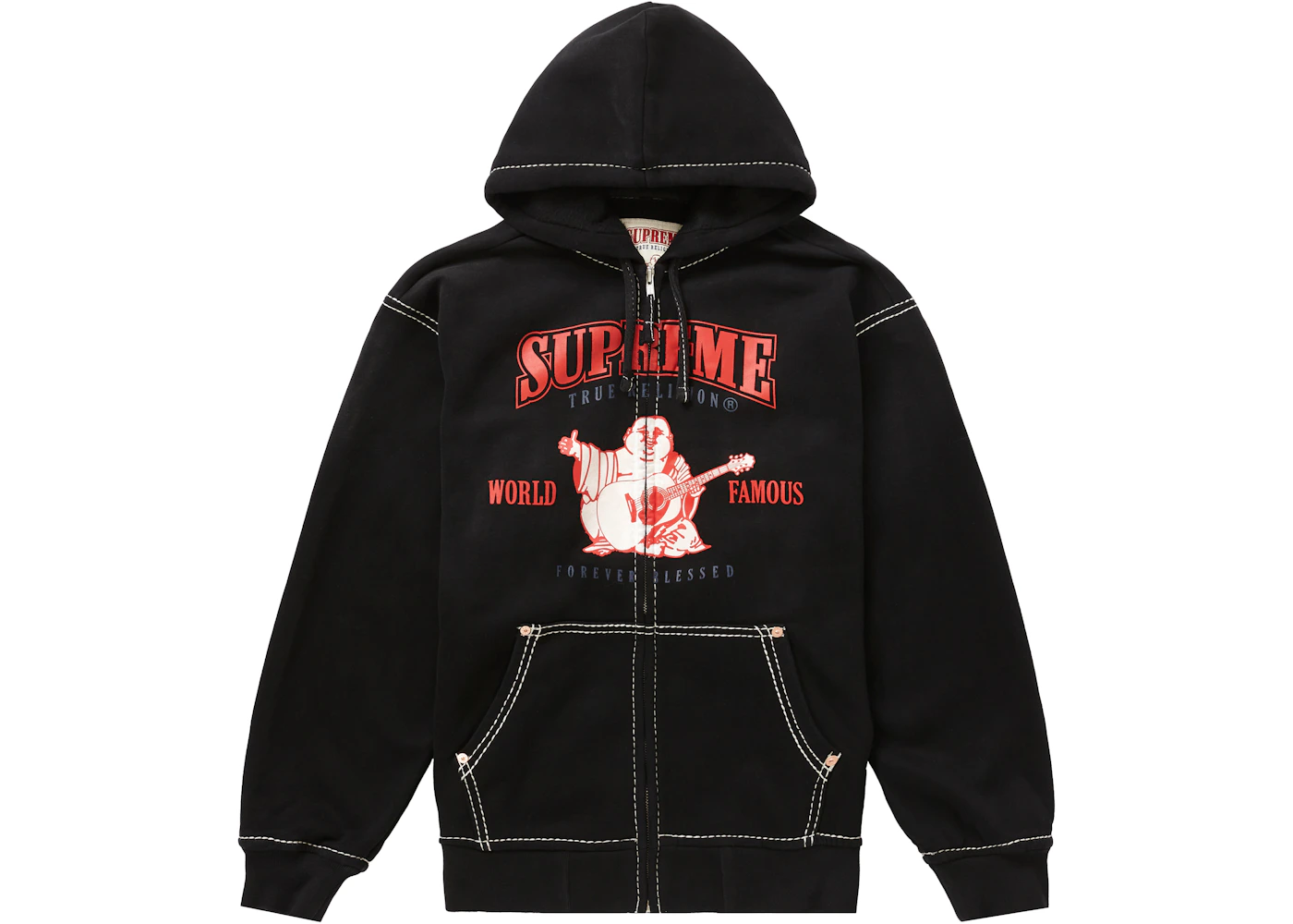 Sweater True Religion Hoodie Mens Sale True Religion Black And Red