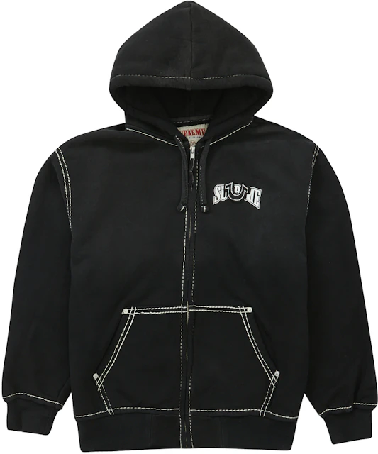 Supreme True Religion Zip Up Hooded Sweatshirt (FW22) Black - FW22 - ES