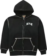 Supreme True Religion Zip Up Hooded Sweatshirt Black Men's - FW21 - US