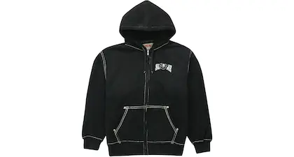 Supreme True Religion Zip Up Hooded Sweatshirt Black Men's - FW21 - US