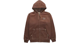 Supreme True Religion Zip Up Hooded Sweatshirt (FW22) Brown