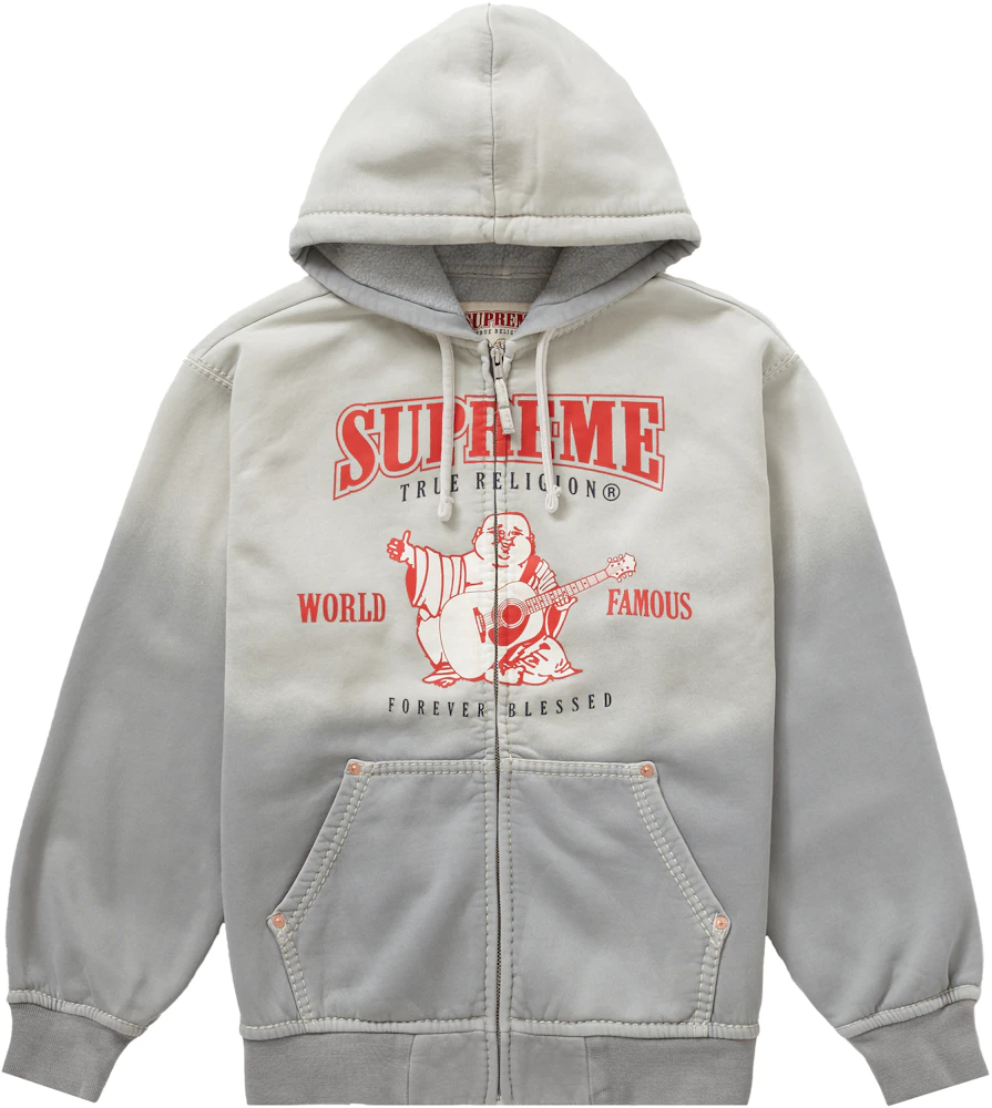 Buy Supreme x True Religion Zip Up Hooded Sweatshirt 'Black' - FW21SW38  BLACK