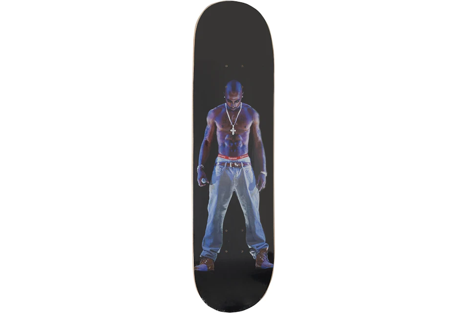 Supreme Tupac Hologram Skateboard Deck Black