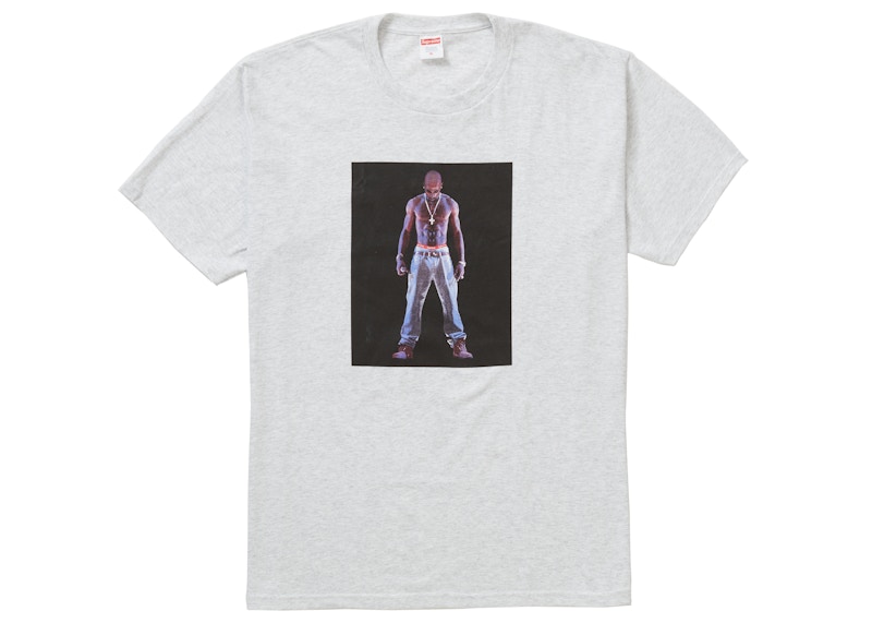 Supreme Tupac Hologram Tee Ash Grey Men's - SS20 - US