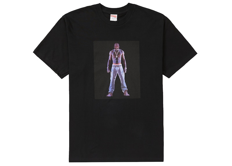 supreme tupac hologram tee L black - Tシャツ/カットソー(半袖/袖なし)