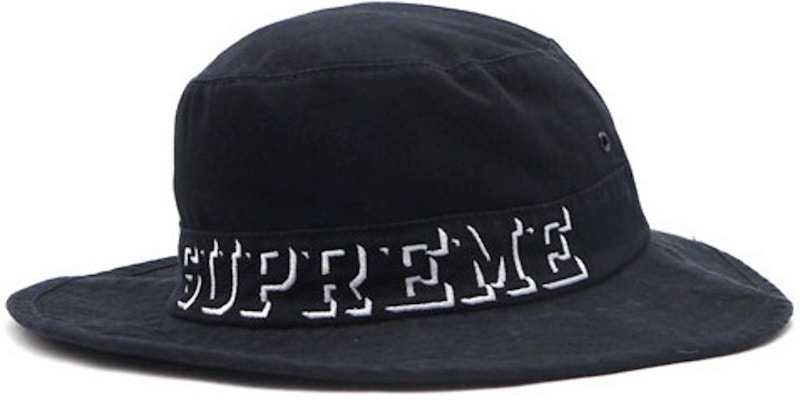 Supreme Twill Boonie Hat Black - SS15 - US