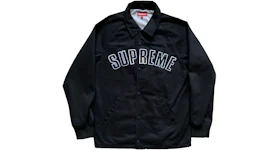 Supreme Twill Coaches Jacket Black