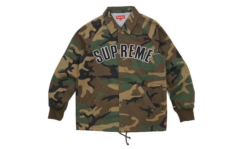 Supreme Twill Coaches Jacket Camo Hombre - FW15 - ES