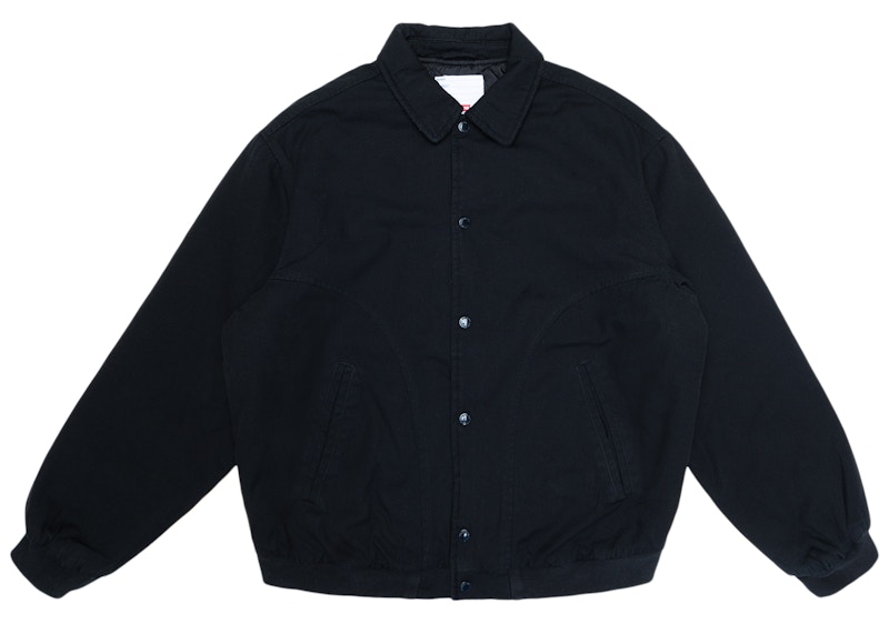 Supreme Twill Varsity Varsity Jacket Black