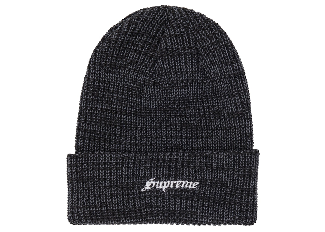 Pre-owned Supreme Twisted Loose Gauge Beanie Charcoal