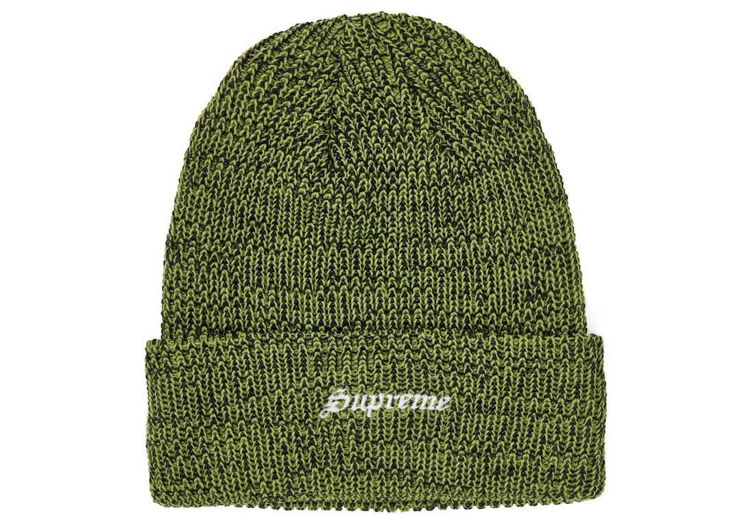 Pre-owned Supreme Twisted Loose Gauge Beanie Green